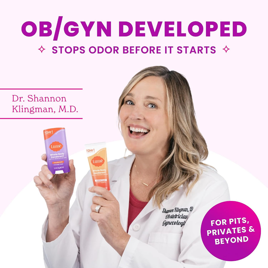 Lume Invisible Body Deodorant Spray – Whole Body Deodorant – 3.6 oz (Fresh Citrus)